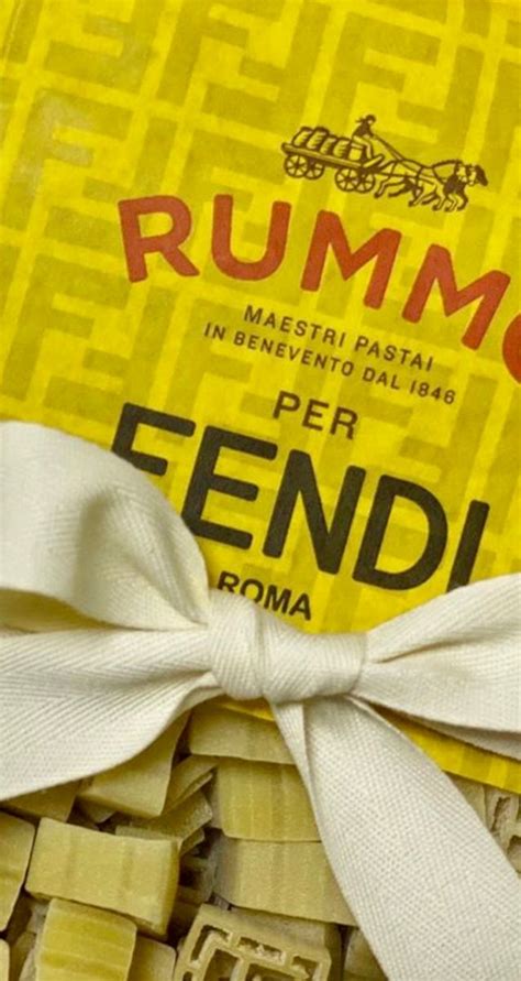 fendi x rummo|fendi rummo pasta show.